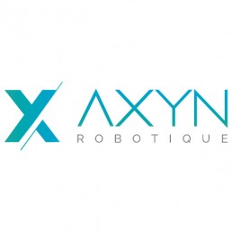 Ermax-design a conçu la coque et support du robot de téléprésence Ubbo d'Axyn robotique, en ABS thermoformé, et peinture bicolore vernie.